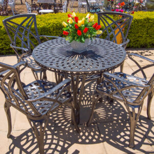 4 Seater Rainbow, 100cm King Diamond Table (Round)
