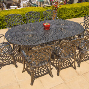 8 Seater King Diamond, 220cm x 125cm King Diamond Table (Oval)
